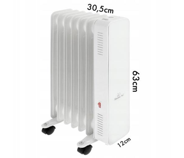 Mission Air Grzejnik olejowy OSLO 1500W White WiFi - 1590311 - zdjęcie 4